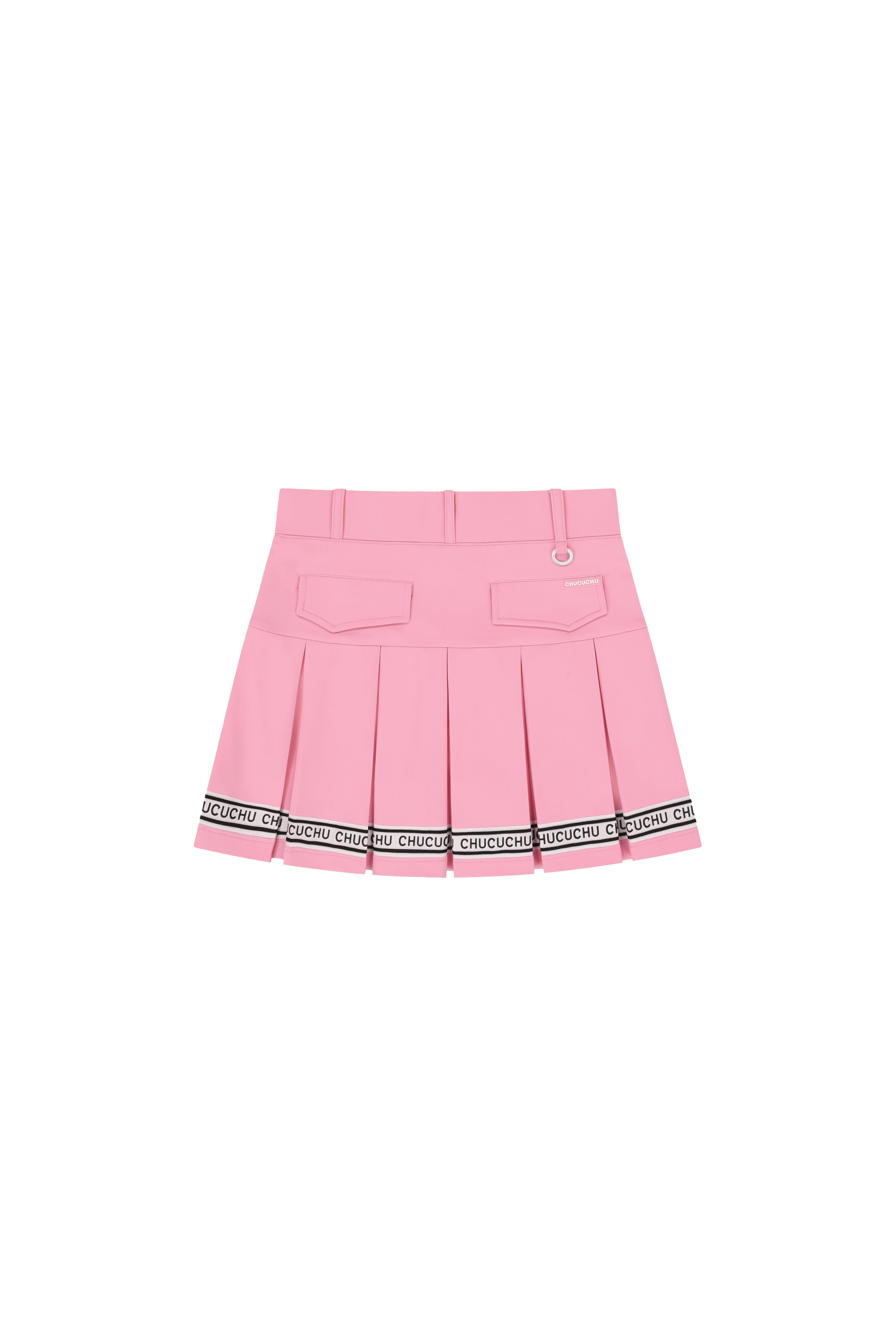 Women's Branded Hem Pleated